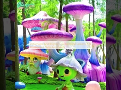 Detachable And Brightly Colored  Floral Lanterns For Amusement Parks And Events