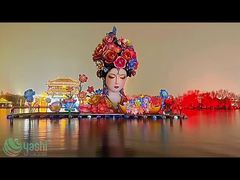 Spring Festival and Lantern Festival Decorations - Traditional Chinese Handmade Hairpin Flower Lante