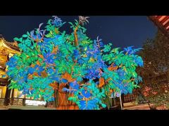 Colorful Chinese Festival Lanterns Handmade Waterproof For Theme Park Garden