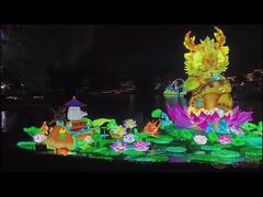 Large Chinese Festival Lanterns Customizable For Holiday Parties And Theme Park Exhibitions