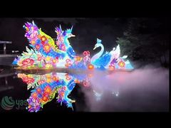 New Year Celebrations Outdoor Swan Lantern Traditional 400CM