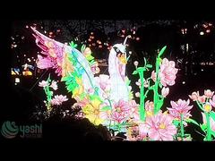 Outdoor Festivals New Year Swan Lantern With Copper Core Wire