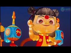 Traditional Chinese Festival Nezha Lantern for Outdoor Light Exhibition