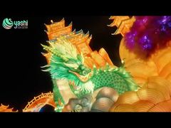 Giant Dinosaur Model Outdoor Festival Lantern for Theme Park Light Shows