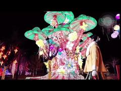 Large LED Chinese Festival Lanterns for Outdoor Light Shows and Christmas Decor