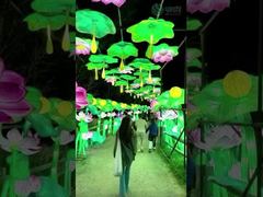 See Why Choose Color Changing Iron Led Lotus Leaf Light For Pathway Exhibition