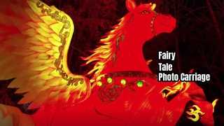 Magical Pumpkin Carriage Photo Op Lantern