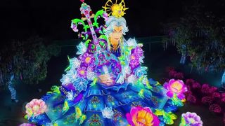 Grand Themed Water Light Show Zigong Giant Lantern Installation