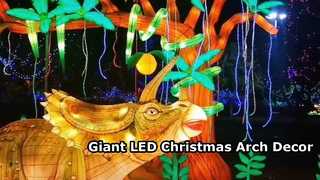 Giant Triceratops Dinosaur Silk Lantern