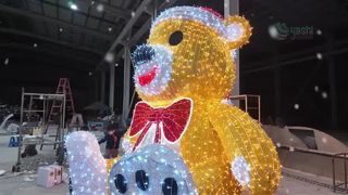 Giant LED Teddy Bear Christmas Lights
