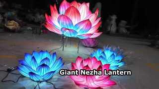 Giant Nezha Lantern Festival Decor